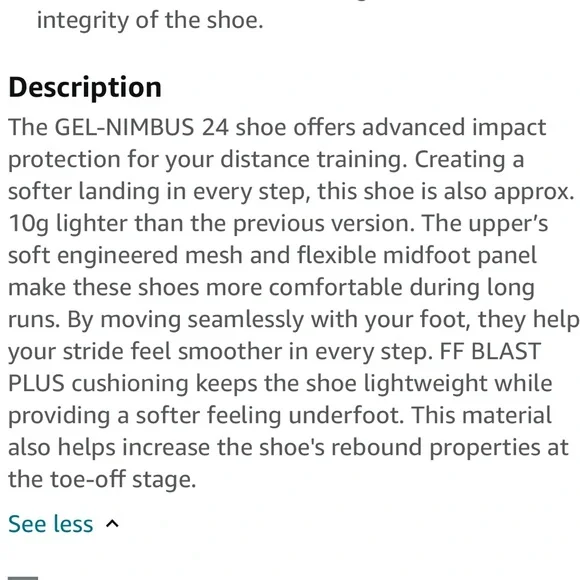 ASICS GEL-NIMBUS 24, BLACK/PURE SILVER - Women’s Running Shoe - 7.5 medium - Picture 9 of 9